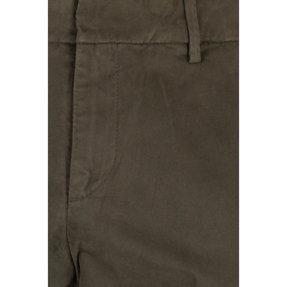 Dondup Bruine Broek Gaubert Stijl Green Heren