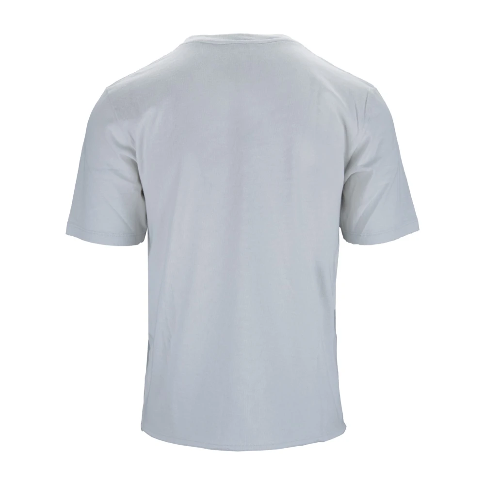 Saint Laurent T-shirt met grafische print van katoen met ronde hals White Heren