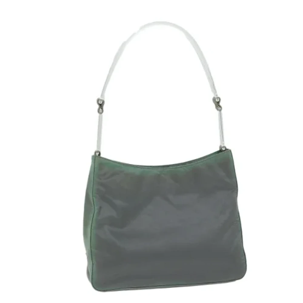 Prada Vintage Pre-owned Nylon prada-bags Gray Dames