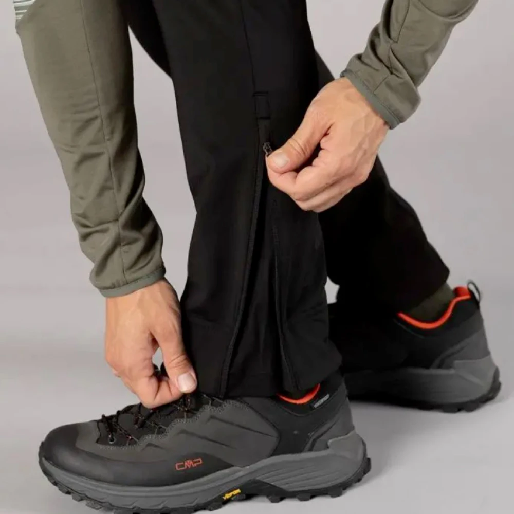 CMP Zwarte Broek Waterafstotend Regular Fit Black Heren