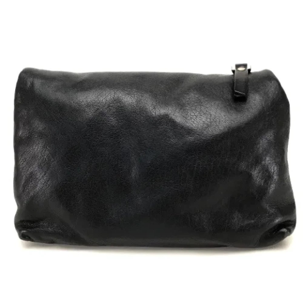 Jimmy Choo Pre-owned Leather shoulder-bags Black Dames
