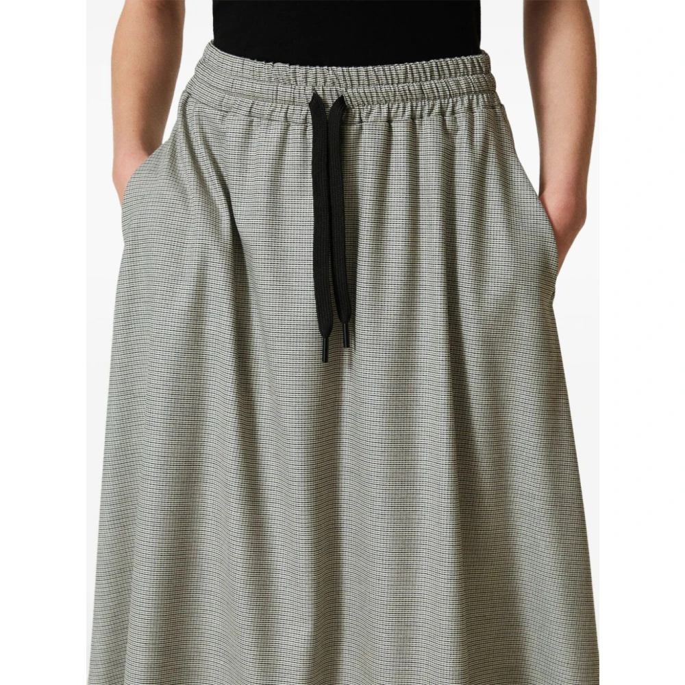 Twinset Zwarte Rok Gray Dames