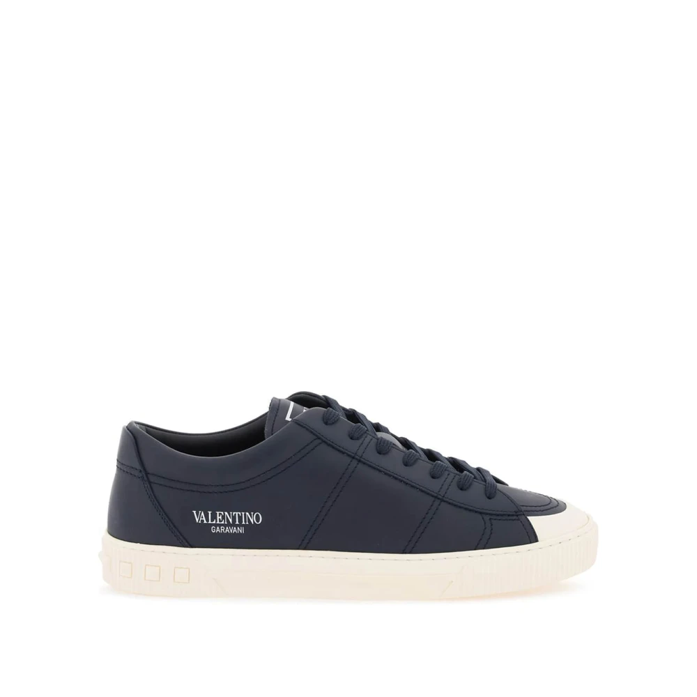 Valentino Garavani Stijlvolle Sneakers met Uniek Design Heren Schoenen Blauw