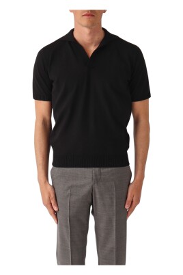 polo-skipper-premium-en-coton-noir
