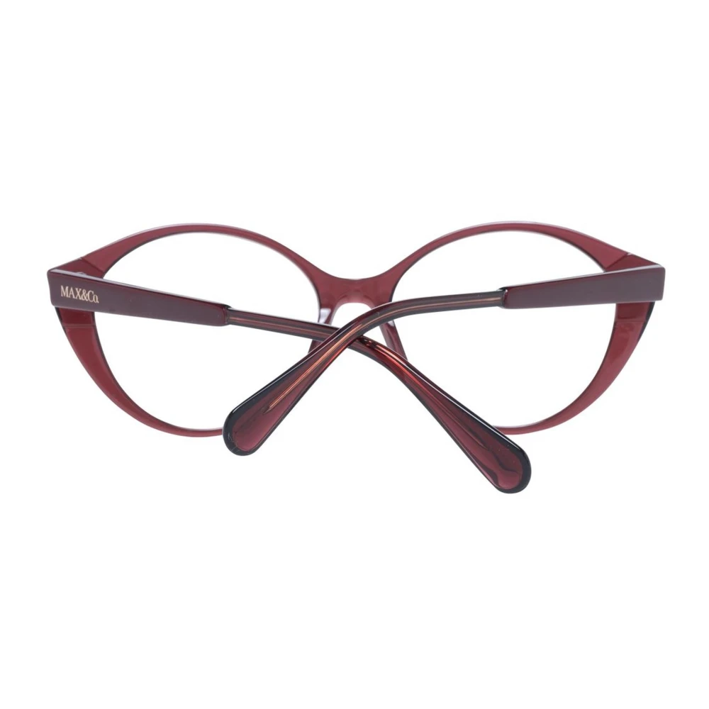 Max & Co Burgundy Cat Eye Optical Frames Brown Dames