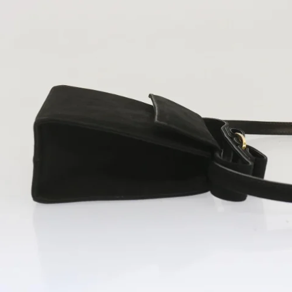Salvatore Ferragamo Pre-owned Suede handbags Black Dames