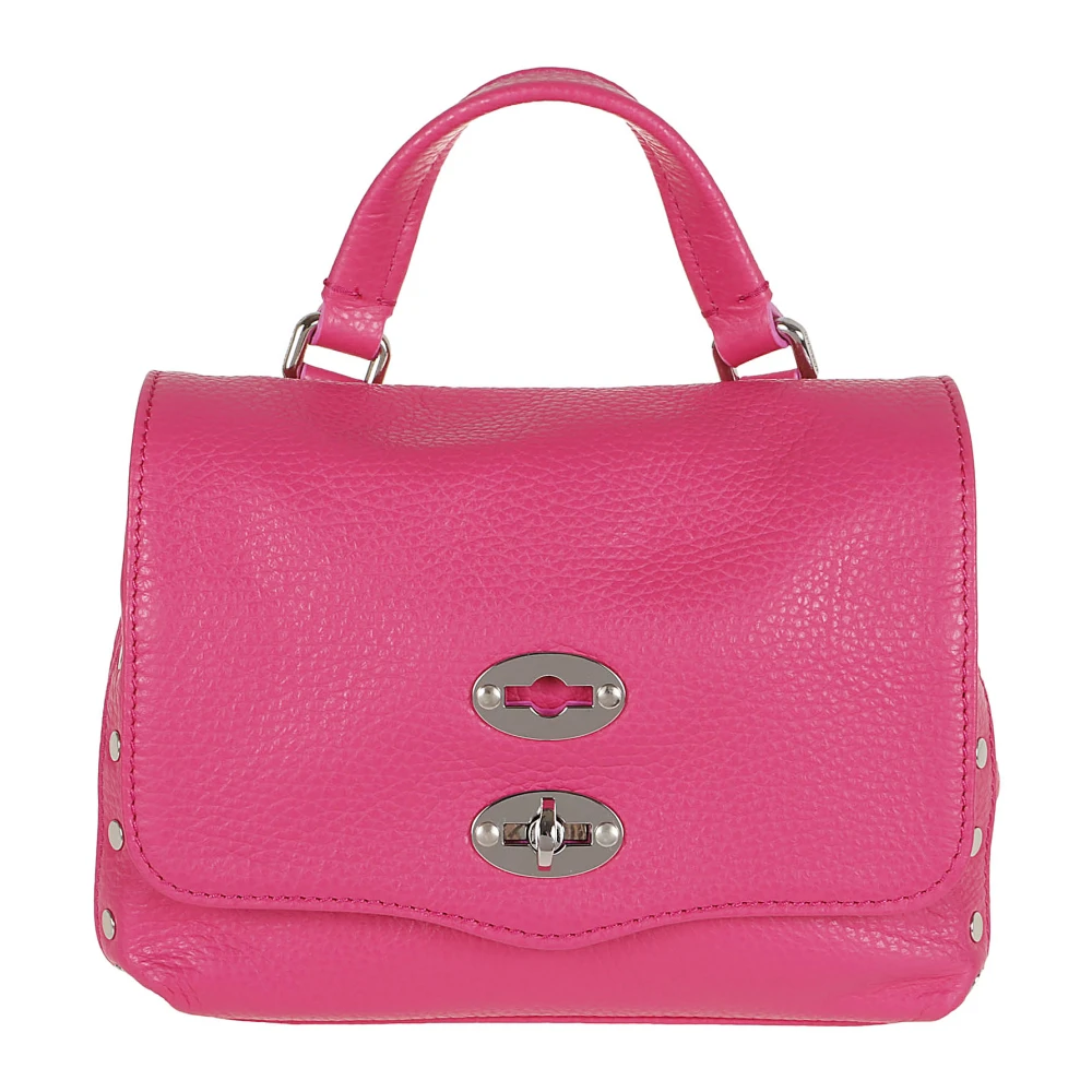 Zanellato Roze & Paarse Schoudertas Klassieke Baby Pink Dames