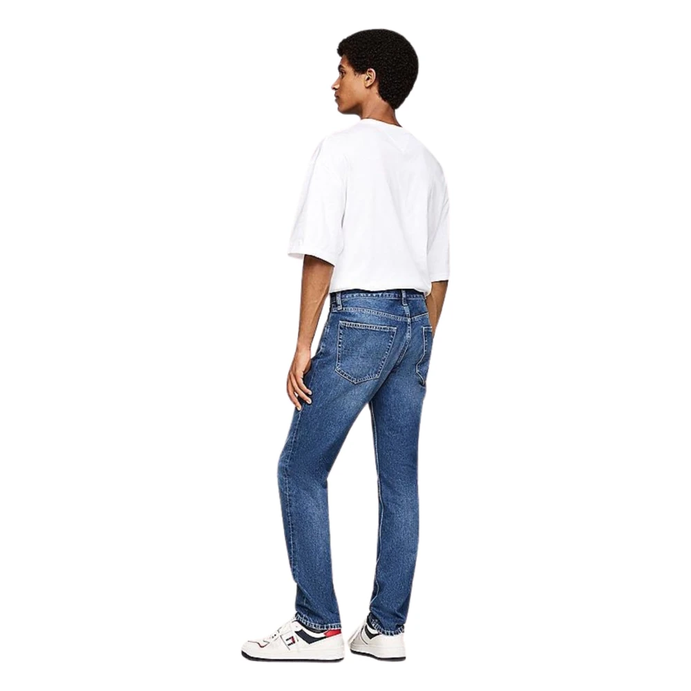 Tommy Hilfiger Slim Fit Faded Denim Jeans Blue Heren