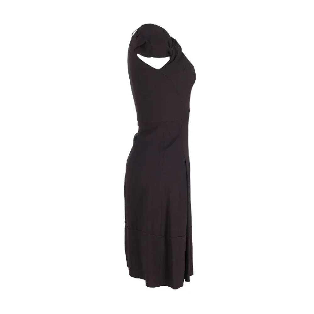 Prada Vintage Pre-owned Acetate dresses Black Dames