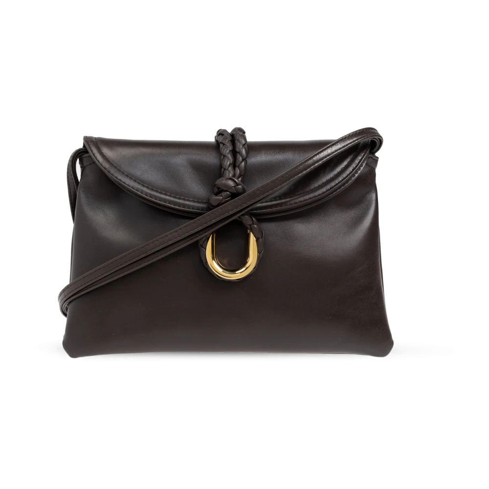 Bottega Veneta Schoudertas Liberta Klein Brown Dames