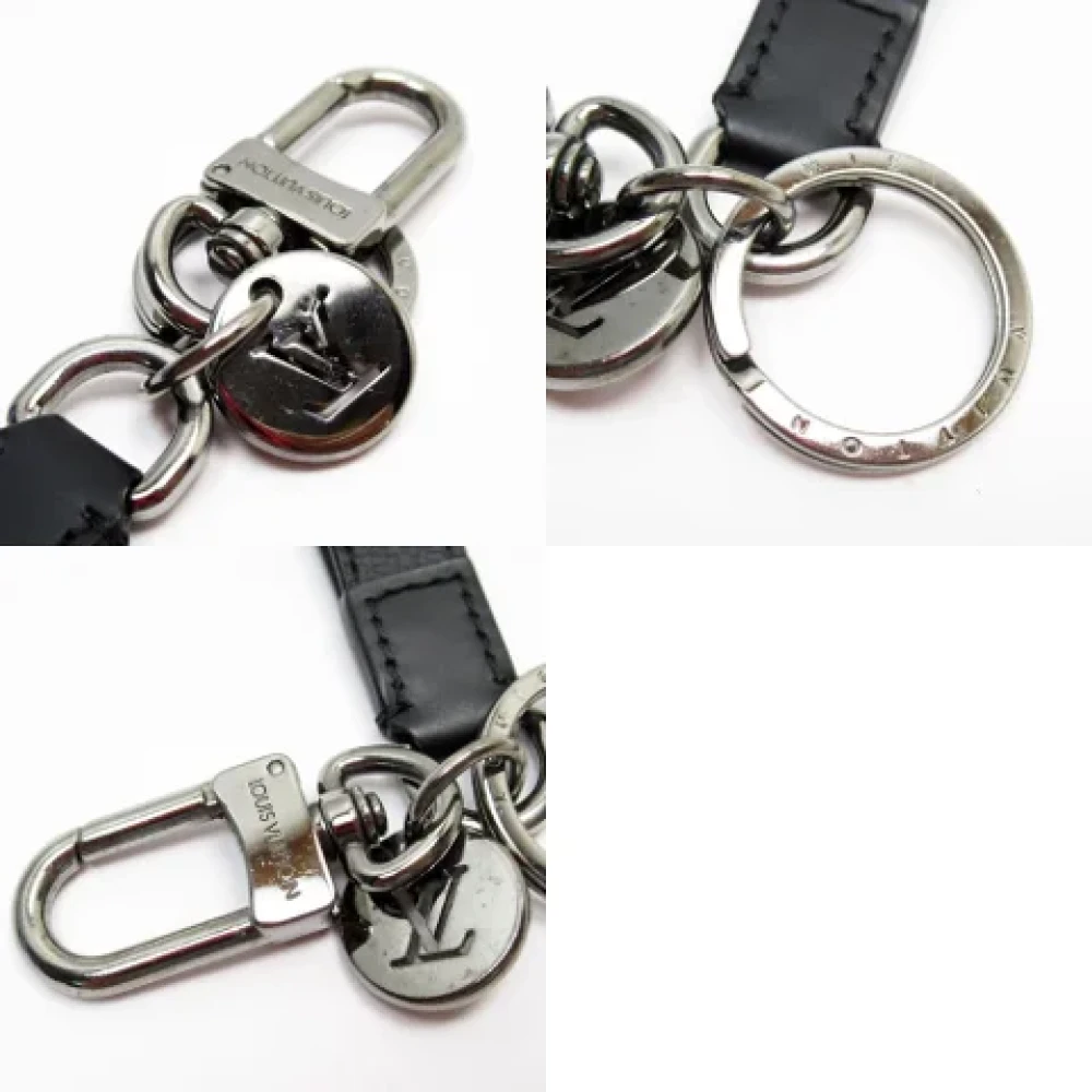 Louis Vuitton Vintage Pre-owned Canvas key-holders Black Dames