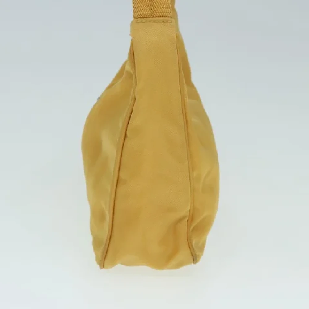 Prada Vintage Pre-owned Fabric prada-bags Yellow Dames