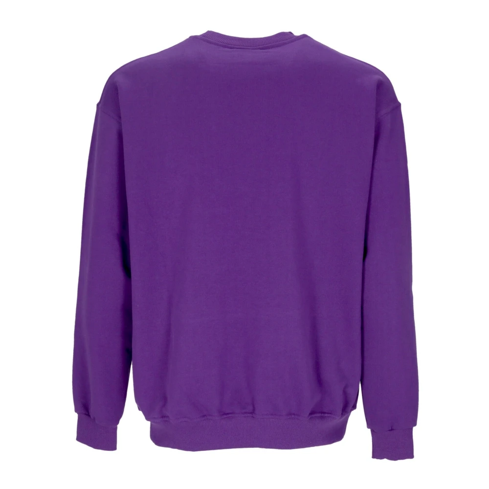 Usual Paarse Lichtgewicht Crewneck Sweatshirt Purple Heren