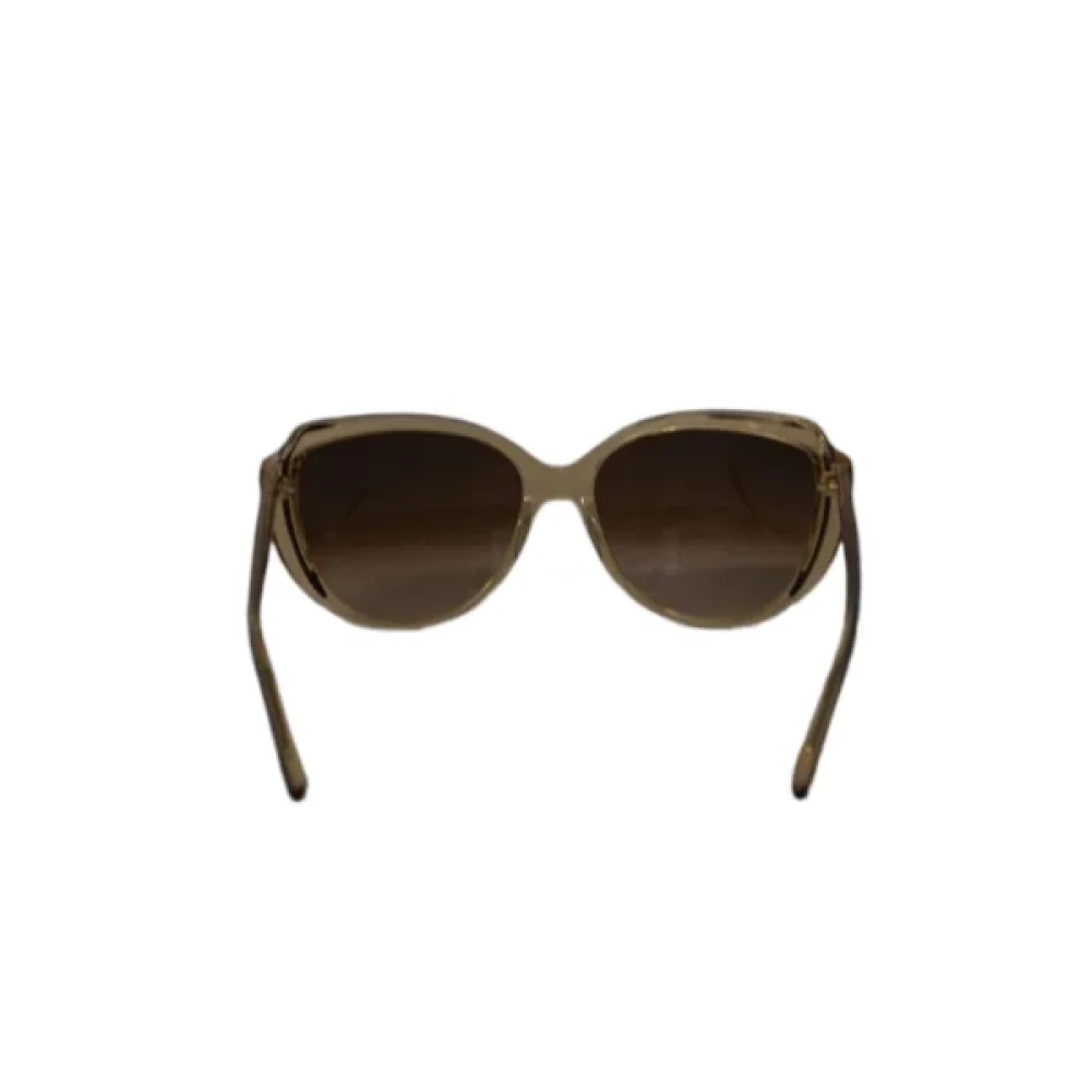 Miu Pre-owned Acetate sunglasses Beige Dames