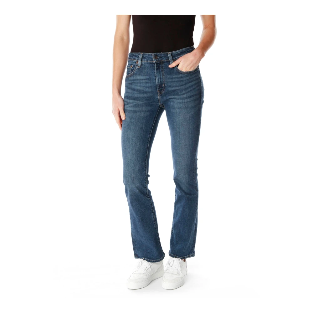 Levi's Women's Blue Slim-Fit Bootcut Jeans - Slim Fit Jeans - W30 L32 - Jeans
