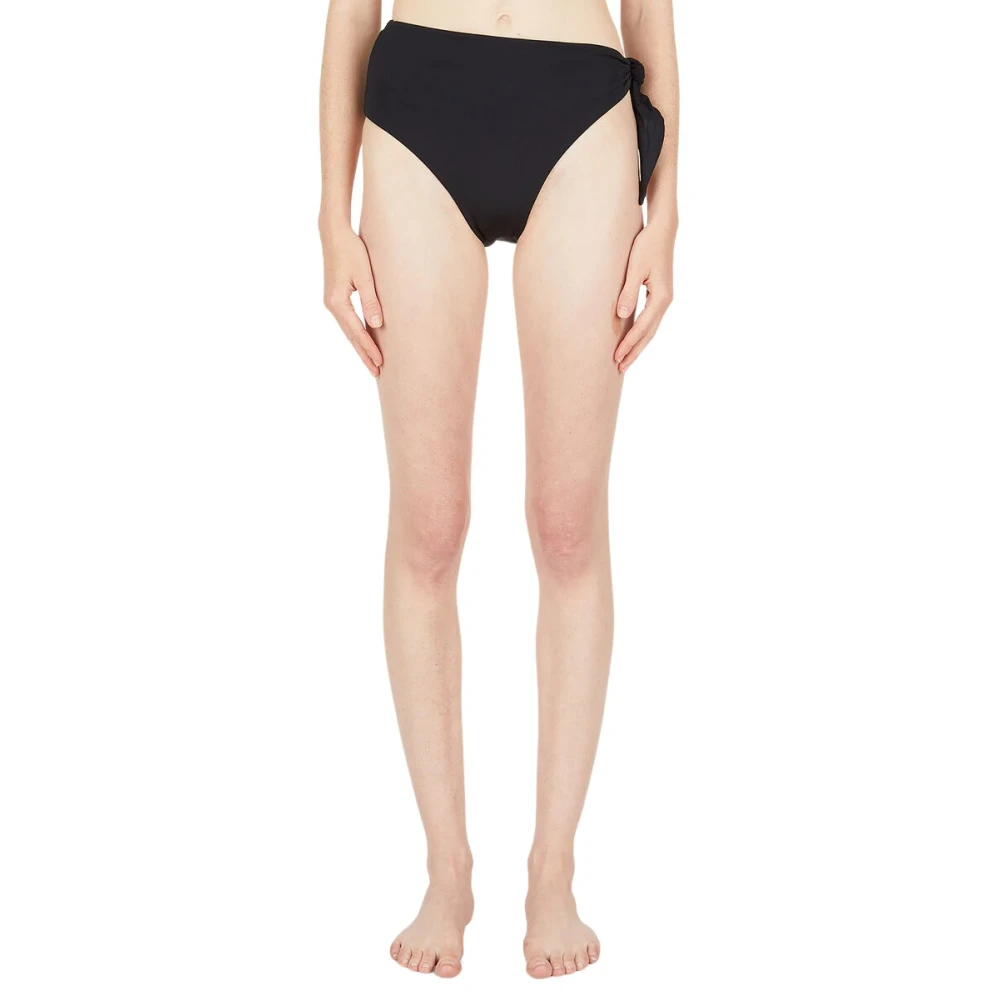 Ziah Asymmetrische Strop Bikini Bodems Black Dames
