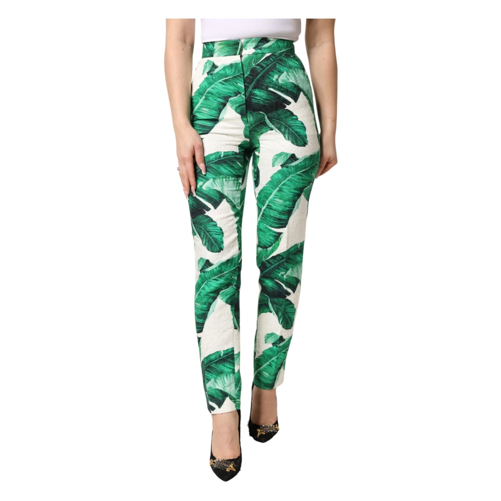 Dolce & Gabbana Femme Multicolor Pantalons, E, Taille: 32 Fr Pantalon Taille Haute