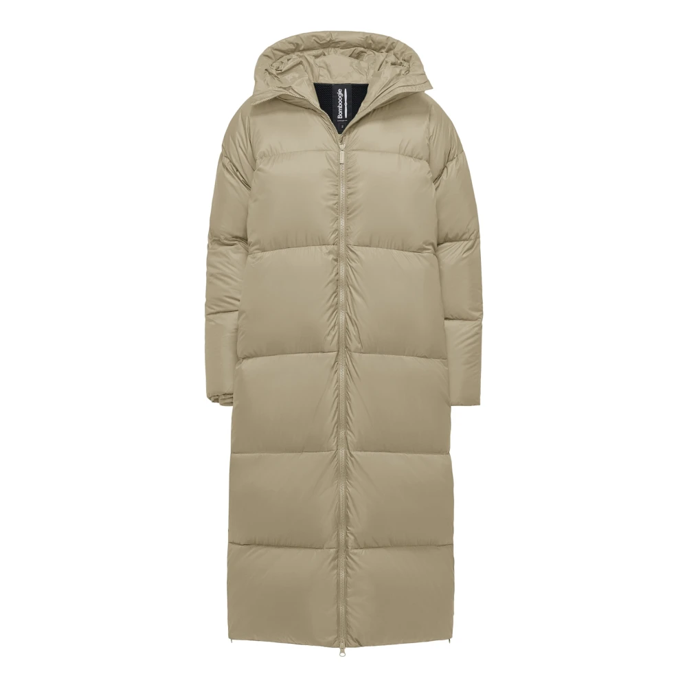 BomBoogie Down Coats Beige, Dam