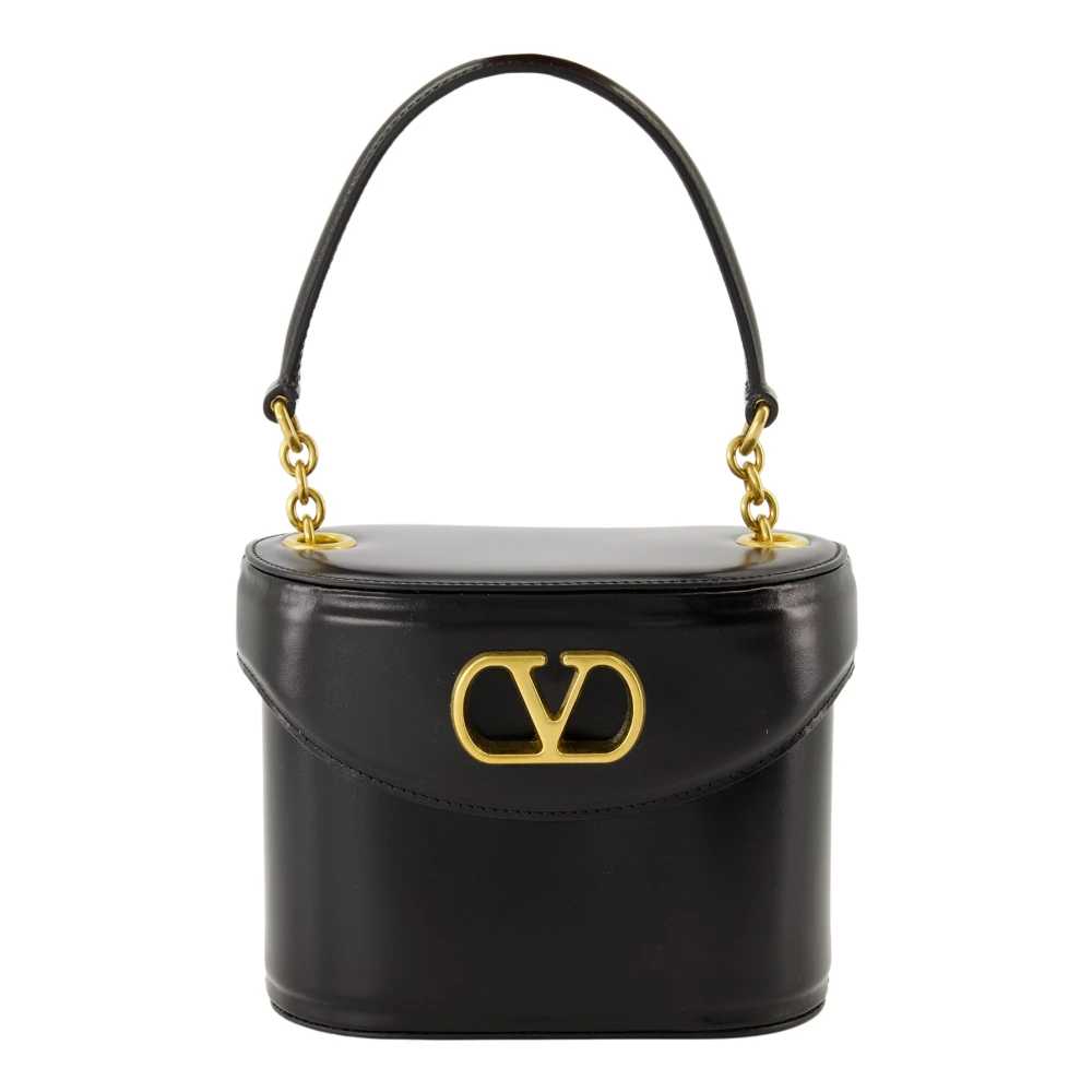Valentino Garavani , Handbags, Female, Black, One Size, Black Vanity-Case Bag