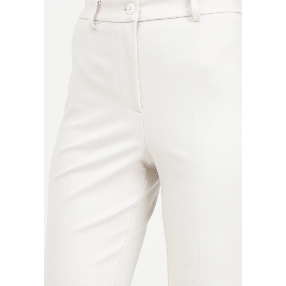 ViCOLO Elegante Flared Broek White Dames