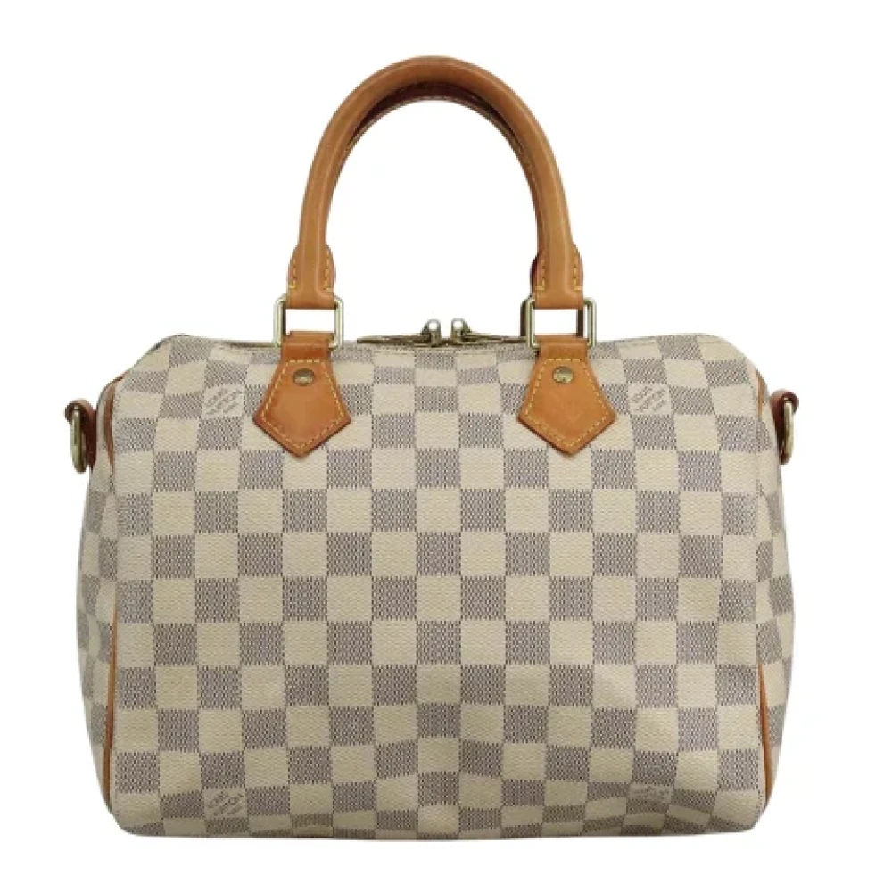 Louis Vuitton Vintage Pre-owned Canvas handbags White Dames