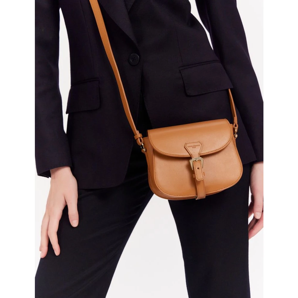 Ines De La Fressange Paris Baby Flâneur kameel handtas Brown Dames