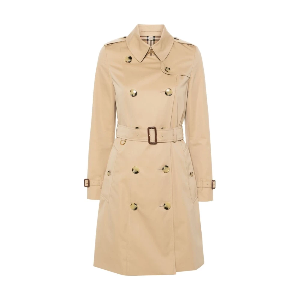 Burberry Beige regnkläder med klassisk stil Beige, Dam