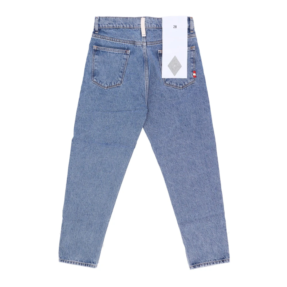 Amish Echte Stenen Slim Fit Denim Jeans Blue Heren