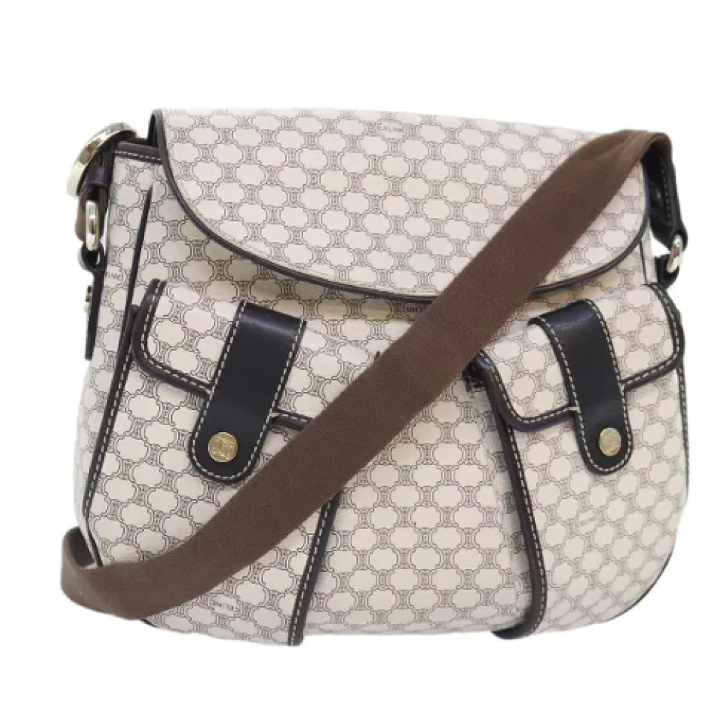 Celine Vintage Pre-owned Leather celine-bags White Dames