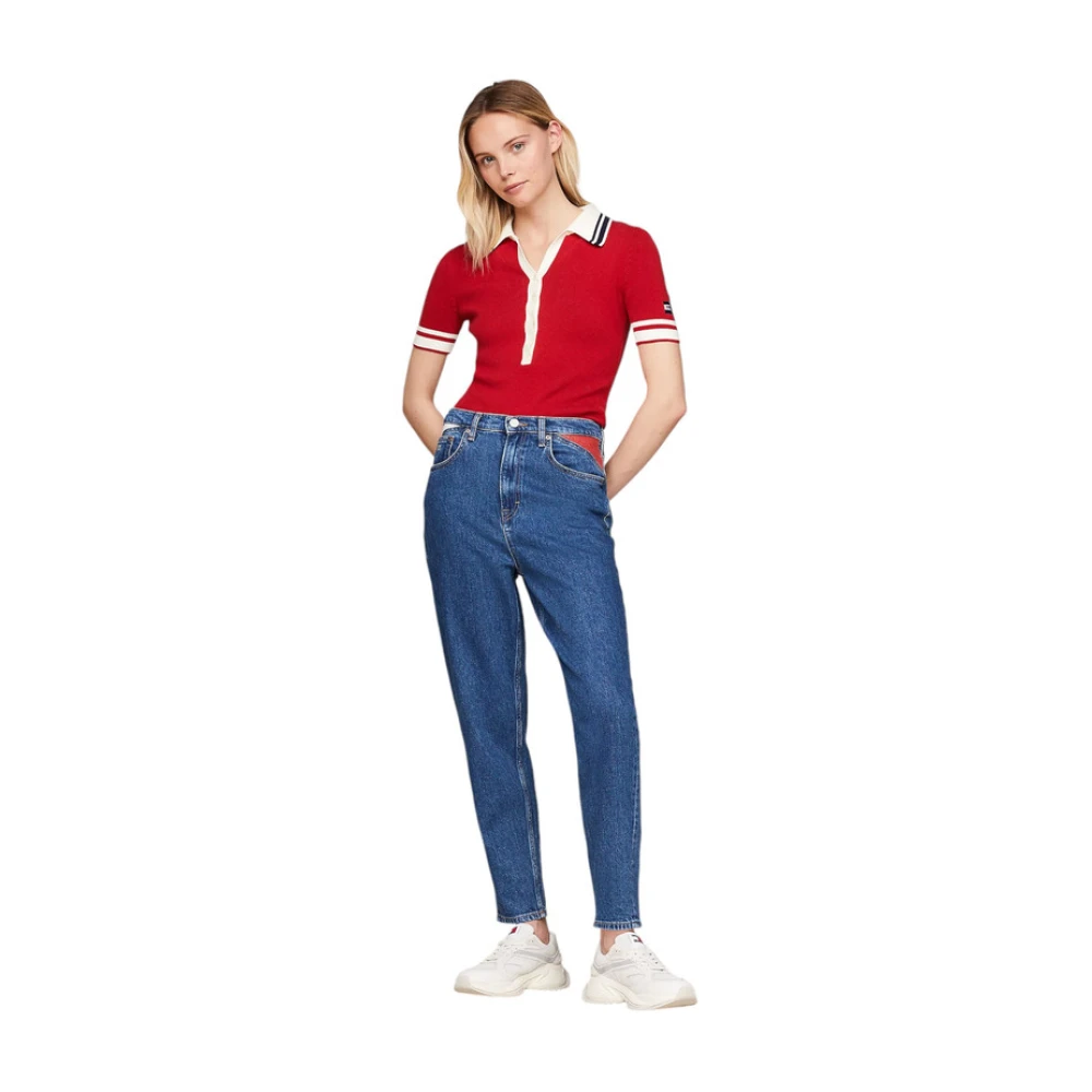 Tommy Jeans Relaxed Fit Denim Jeans Blue Dames