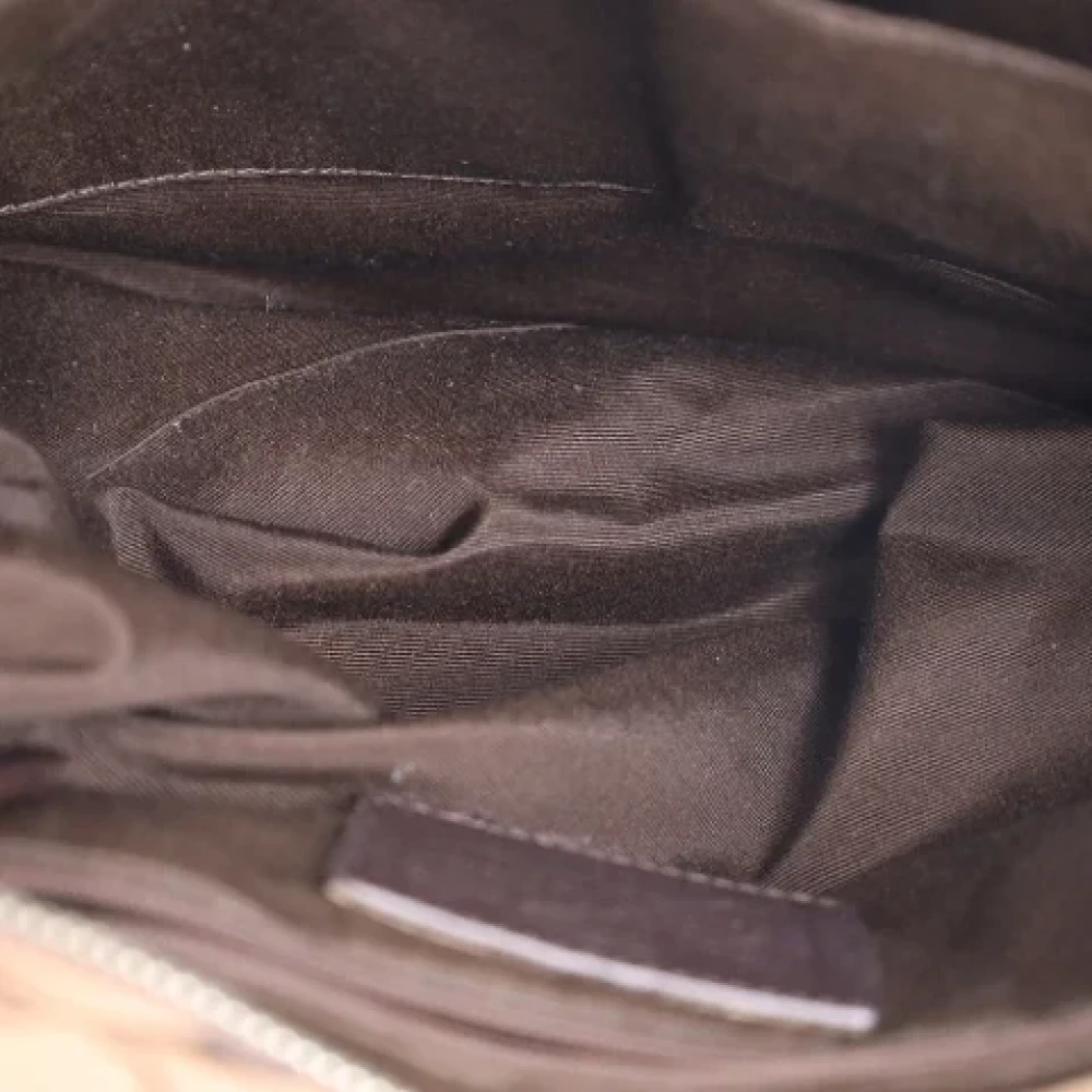 Coach Pre-owned Coated canvas shoulder-bags Brown Dames