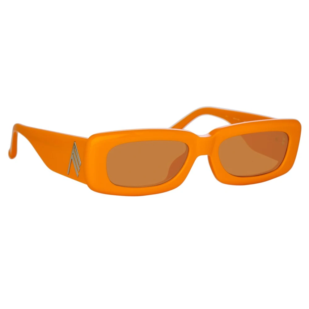 The Attico Orange Authentic Mini Marfa Glasses - Unisex - Sunglasses - One Size - Accessories