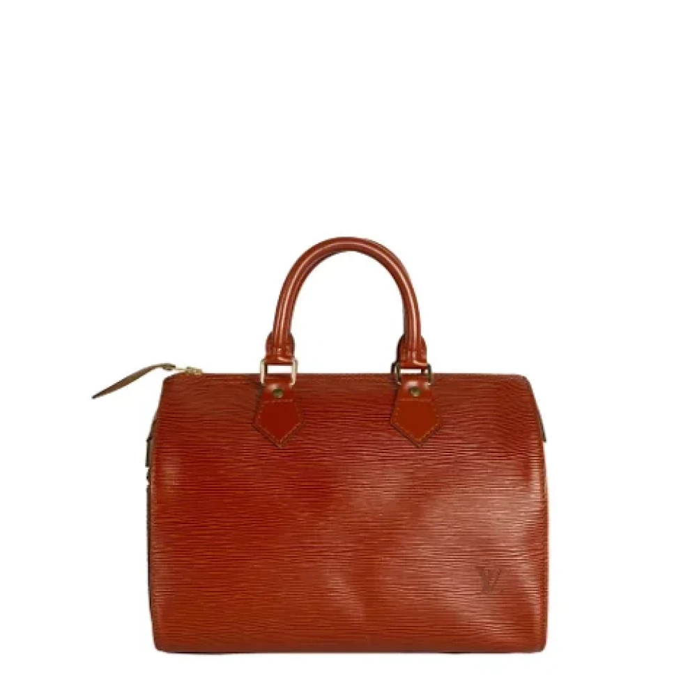 Louis Vuitton Vintage Pre-owned Leather handbags Brown Dames
