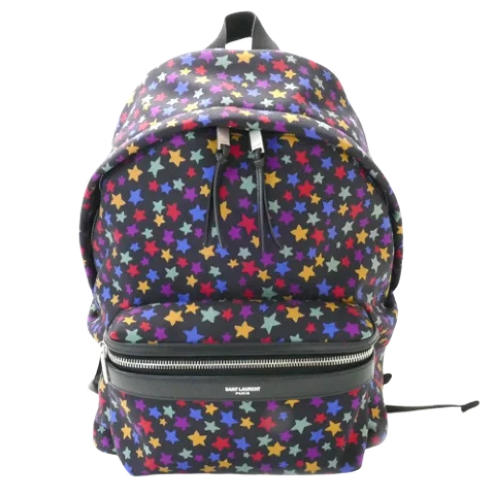 Yves Saint Laurent Vintage Pre-owned Canvas backpacks Multicolor Dames