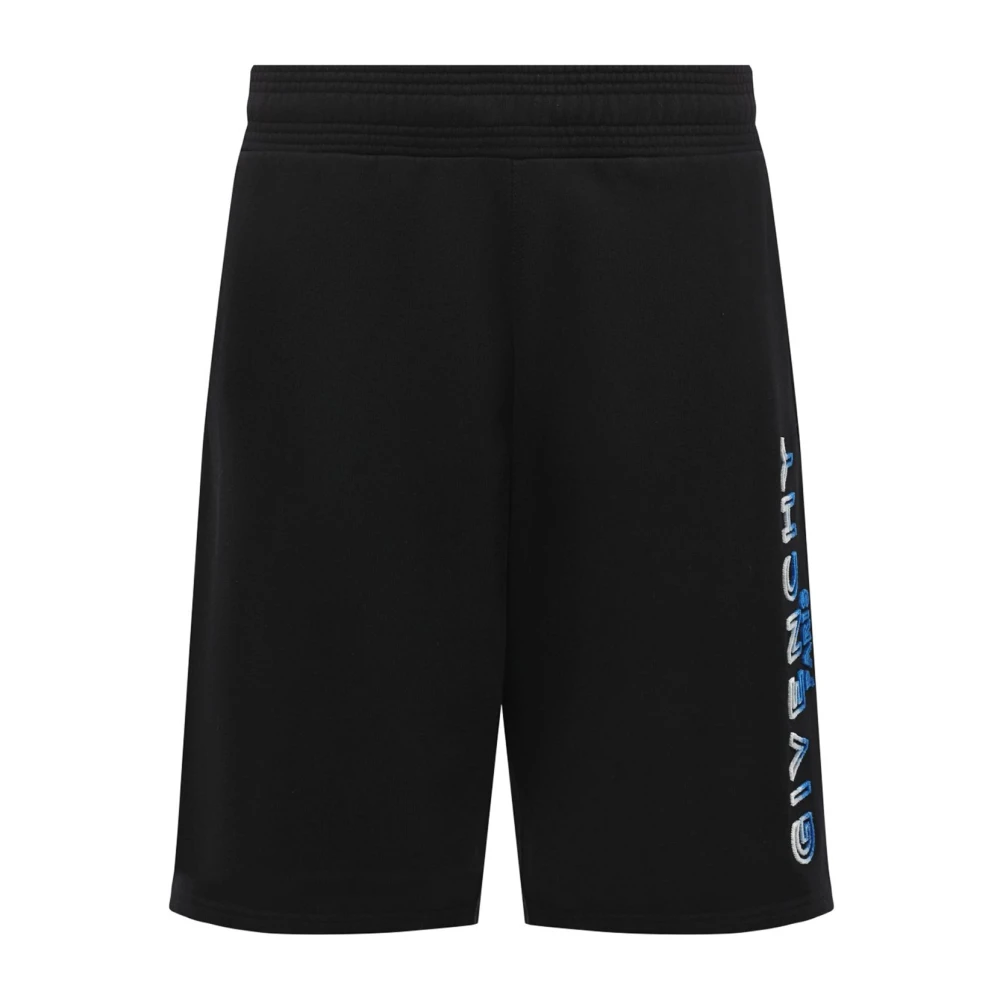 Givenchy Logo Track Shorts Black Heren