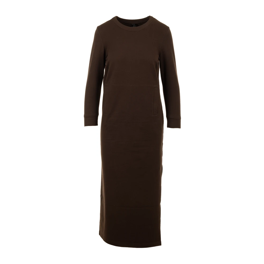 Norma Kamali Bruine Jurk met ¾ Mouw Brown Dames