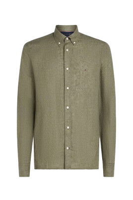 green-linen-button-up-shirt