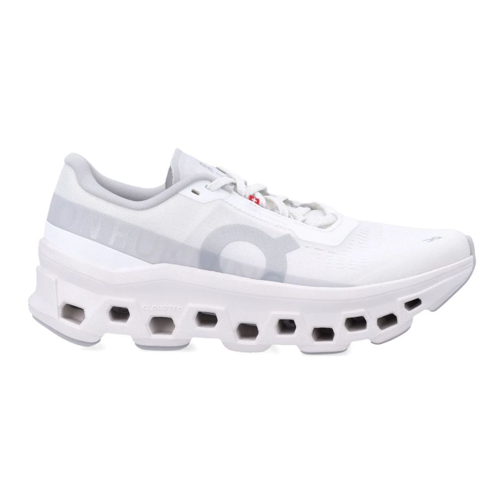 On Women's White Cloudmonster 1 Sneakers In - Image 4