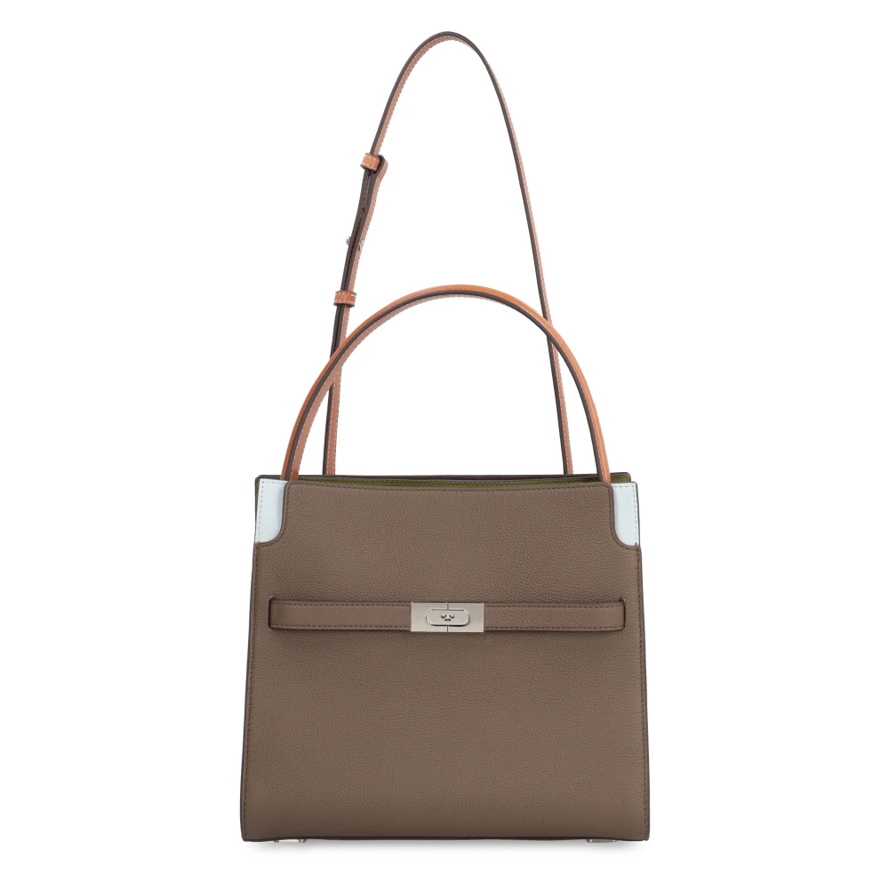 TORY BURCH Radziwill Leren Handtas Gray Dames