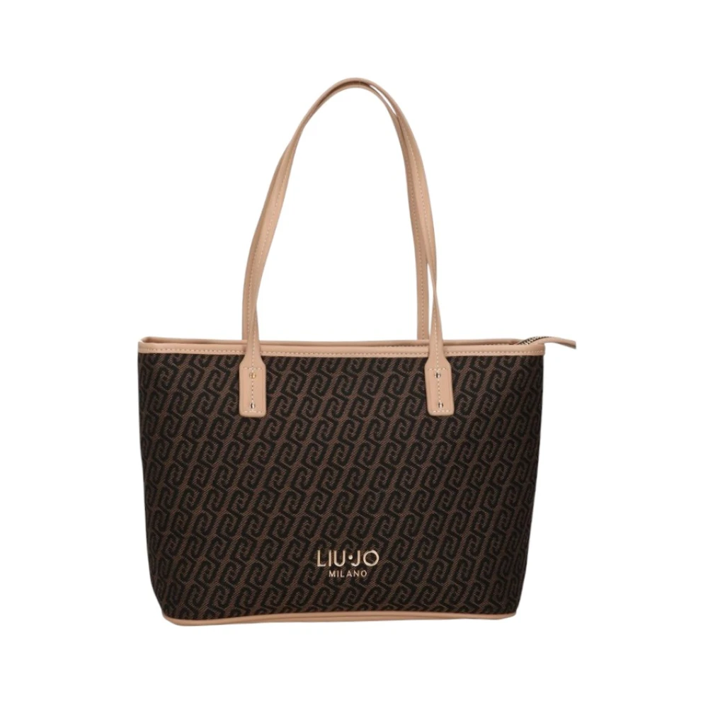 Liu Jo Kvinno Brun Väskor Dam, One Size, Polyester, Evrim Tote