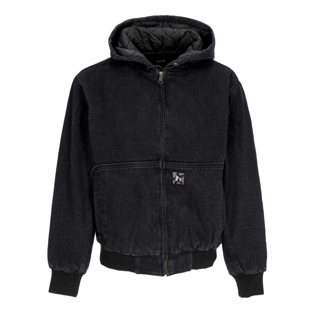 HUF Zwarte werkjas met gewatteerd interieur Black Heren