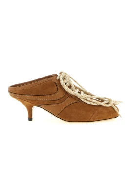 Heeled Suede Sneakers