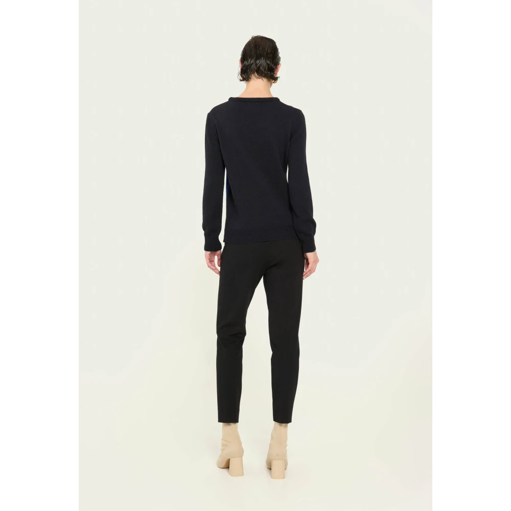 Vicario Cinque Alpine Jacquard Wollen Trui Multicolor Dames