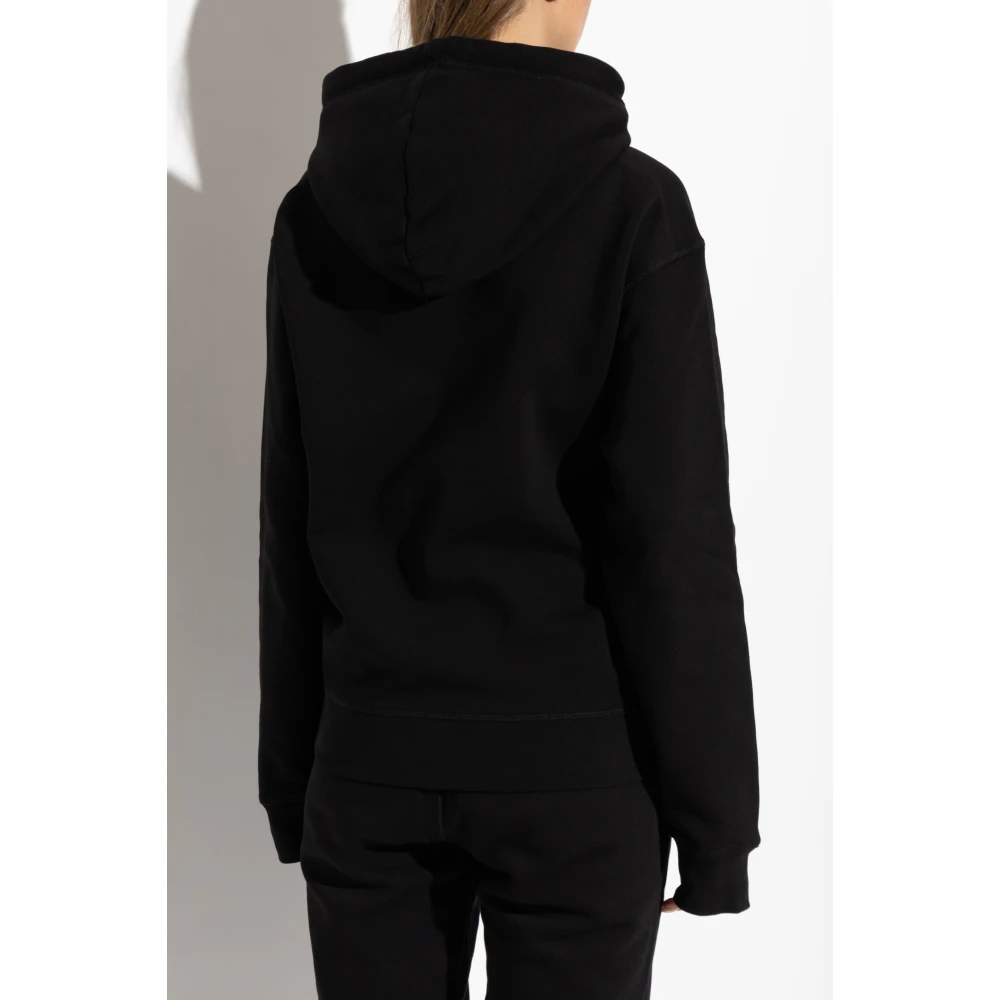 Dsquared2 Sweatshirt met logo Black Dames