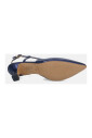 chaussures-bleues-a-talon-bobine-en-cuir