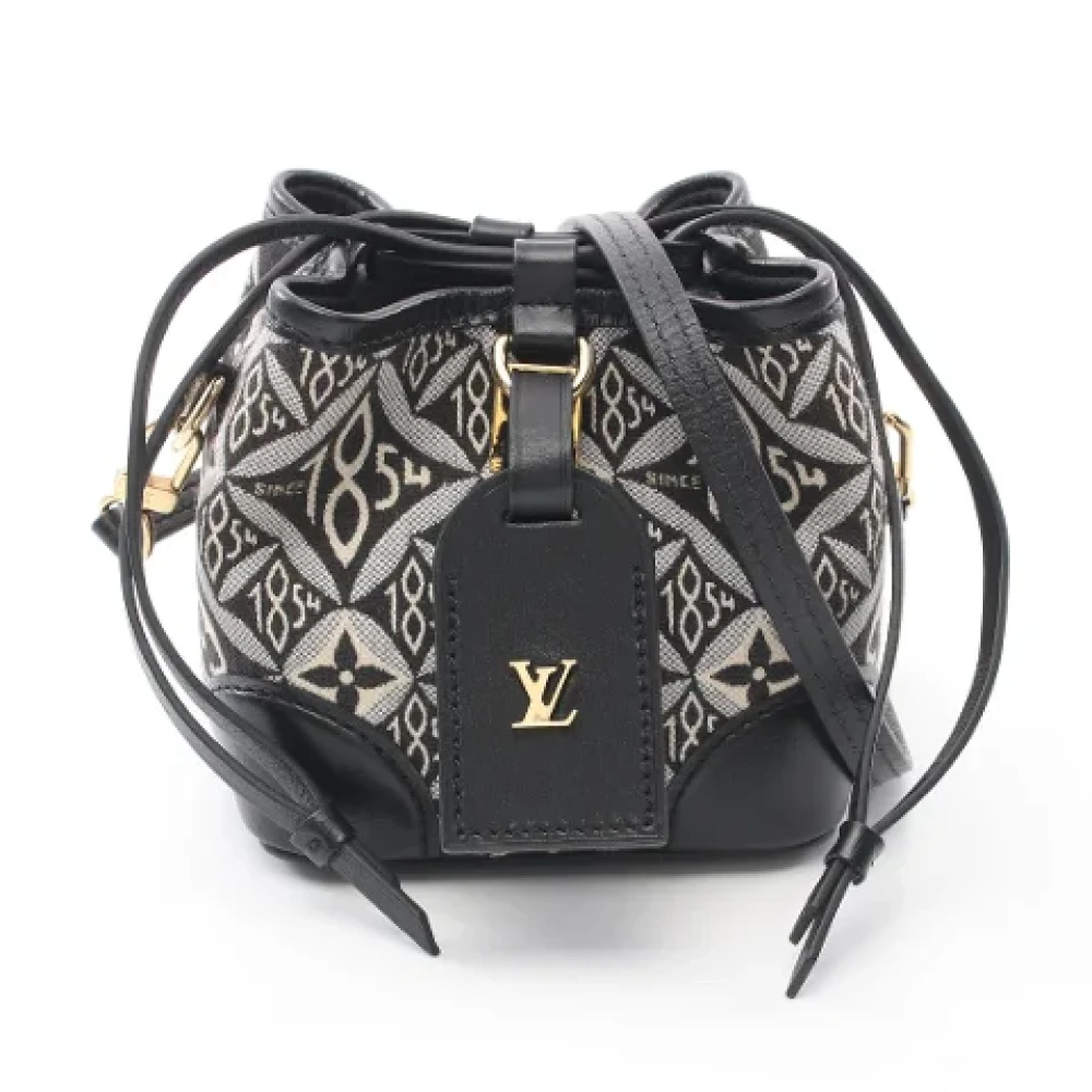 Louis Vuitton Vintage Pre-owned Cotton louis-vuitton-bags Gray Dames