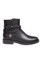 black-leather-ankle-boots-round-toe