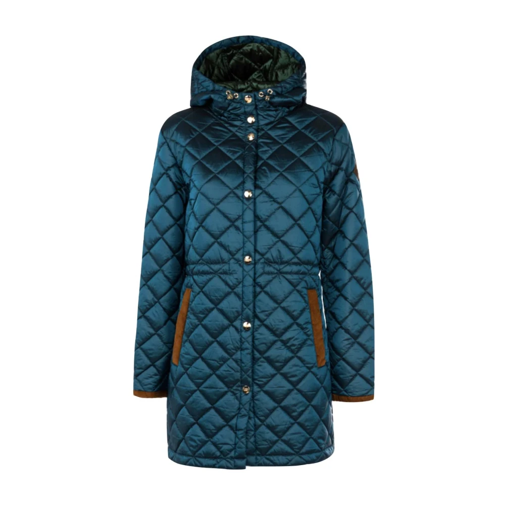 Husky Original Gewatteerde Hooded Puffer Jacket Victoria Model Green Dames