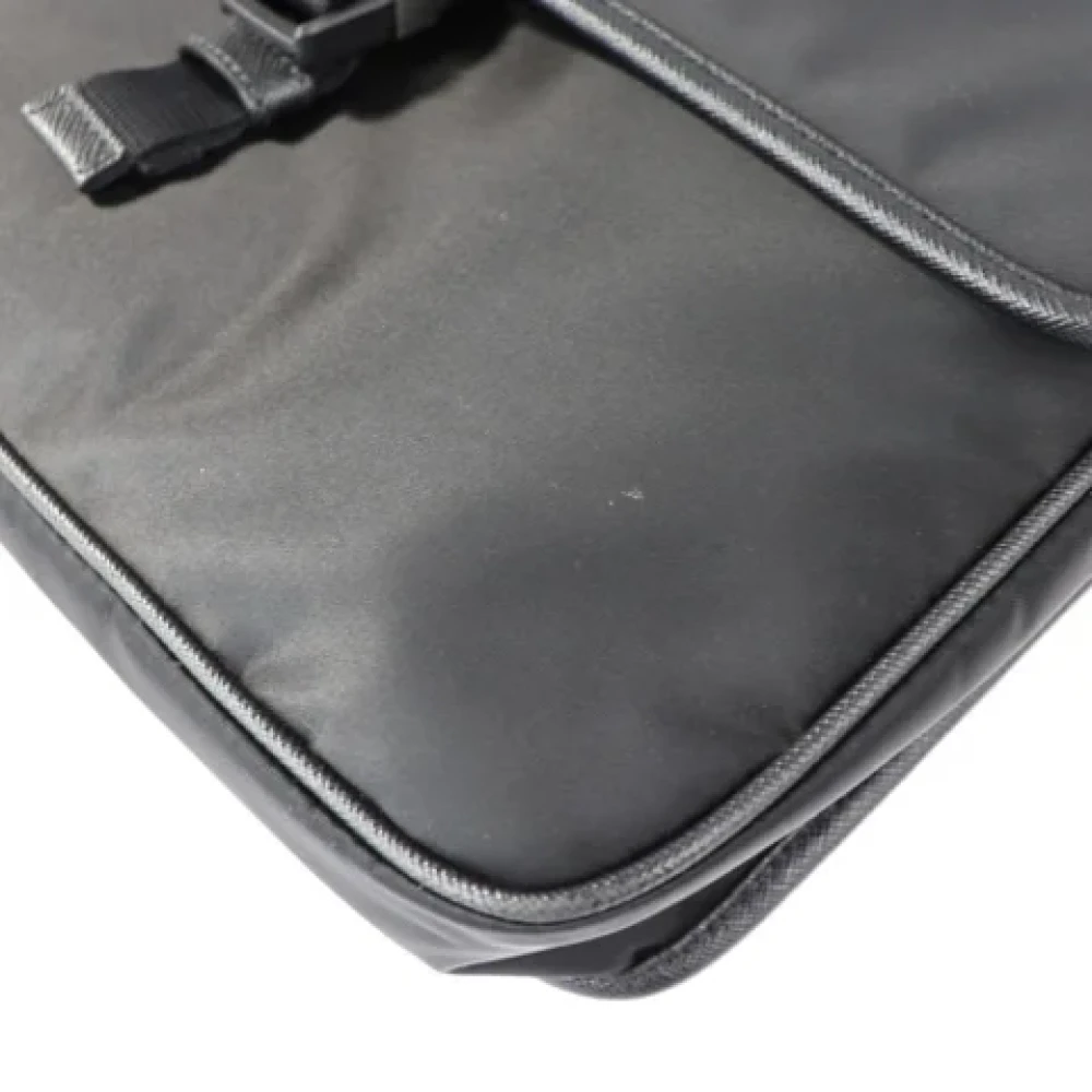 Prada Vintage Pre-owned Leather prada-bags Black Dames