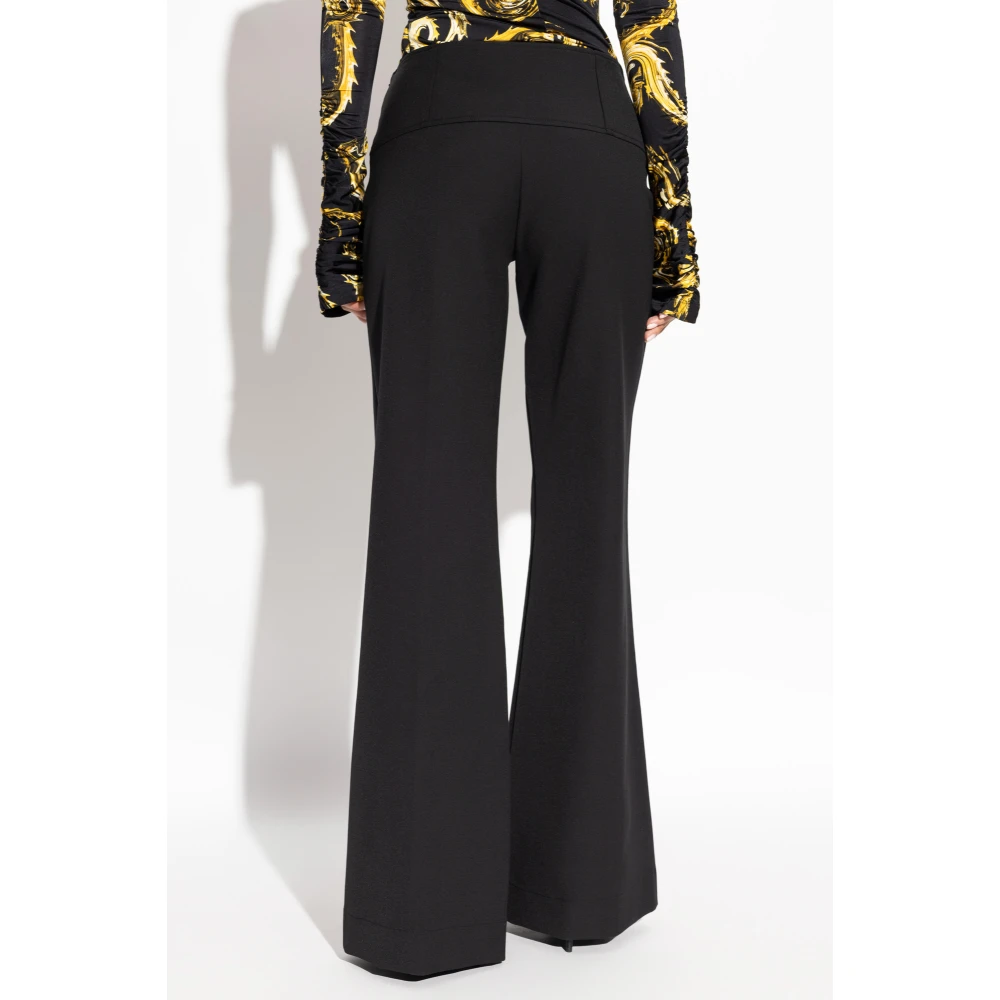 Versace Jeans Couture Broek met strepen Black Dames